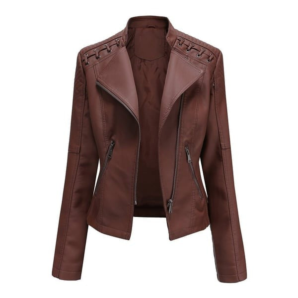 Gewaschene Lammlederjacke