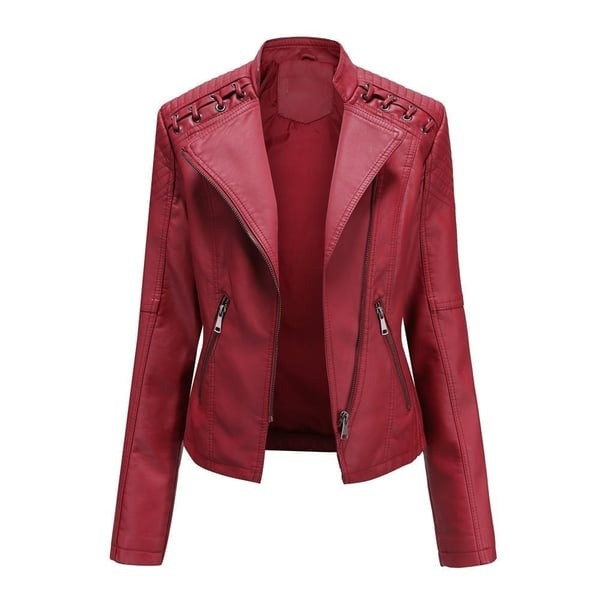 Gewaschene Lammlederjacke