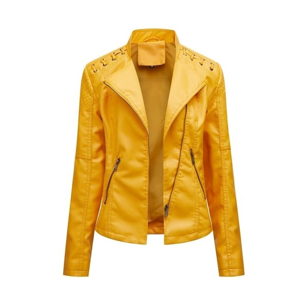 Gewaschene Lammlederjacke