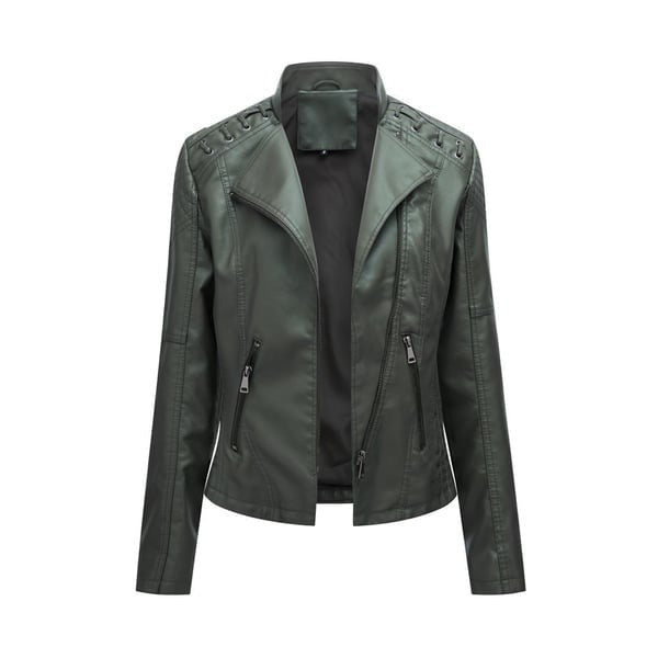 Gewaschene Lammlederjacke