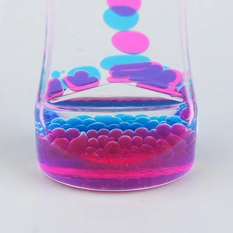 Sandsberg | Farbiger Flüssigkeit Sanduhr – Entspannendes Sinnesspielzeug