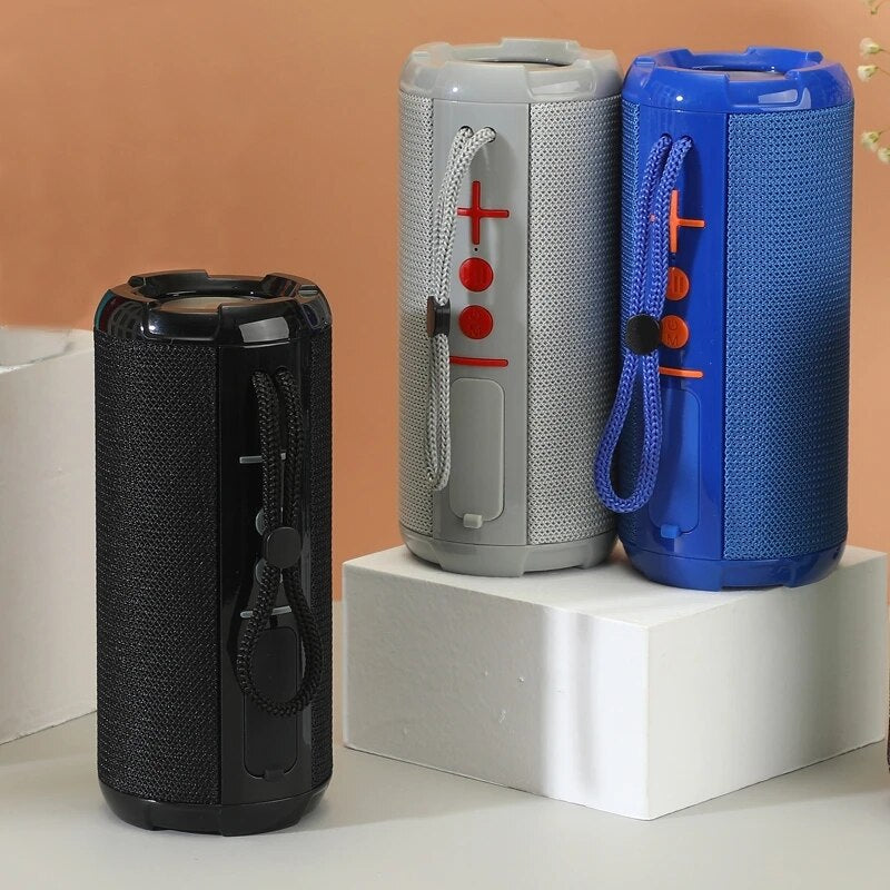 Hochwertiger drahtloser Bluetooth-Lautsprecher: Klein, tragbar, mit lautem Subwoofer, FM-Radio und TF-Kartenunterstützung | Kompatibel mit Apple iPhone, Android, Samsung, iPad, Tablet & mehr