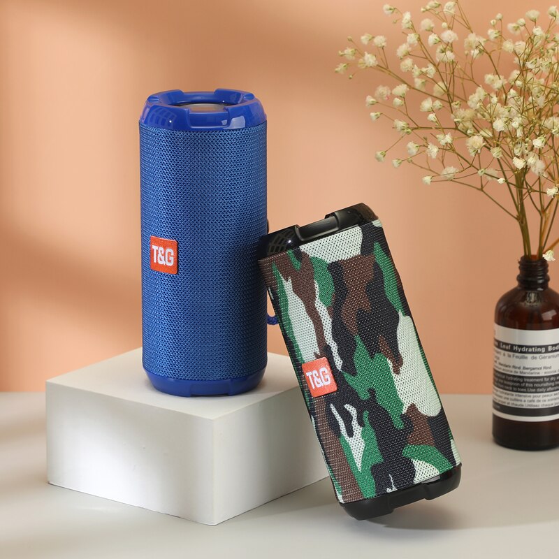Hochwertiger drahtloser Bluetooth-Lautsprecher: Klein, tragbar, mit lautem Subwoofer, FM-Radio und TF-Kartenunterstützung | Kompatibel mit Apple iPhone, Android, Samsung, iPad, Tablet & mehr