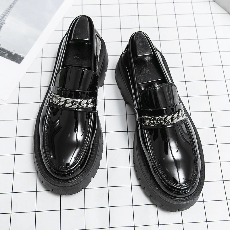 Stylische Herren-Orthopädie-Schuhe aus robustem, hochwertigem Lackleder – Modell Damian