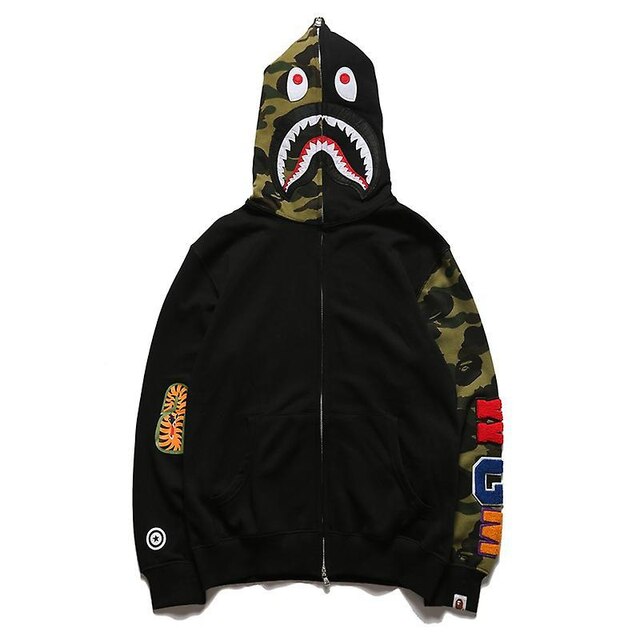 Herren Shark Camouflage Hoodies
