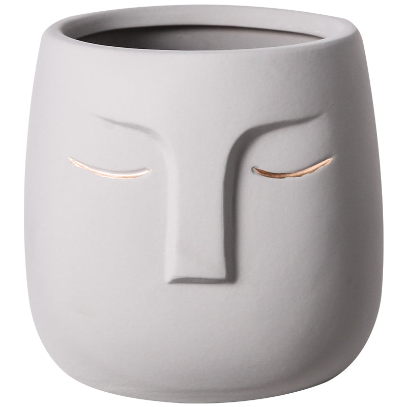 Keramische Gesicht Wohnzimmer Vase