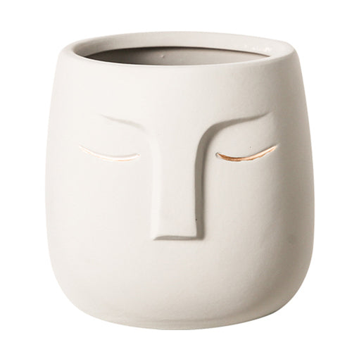 Keramische Gesicht Wohnzimmer Vase