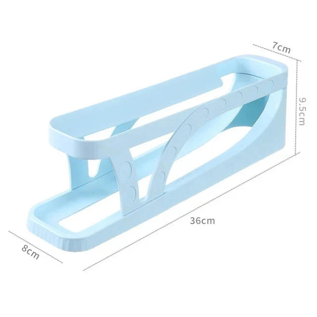 Eierlagerbox Automatischer Scroll-Ei-Halter Eierlagerregal