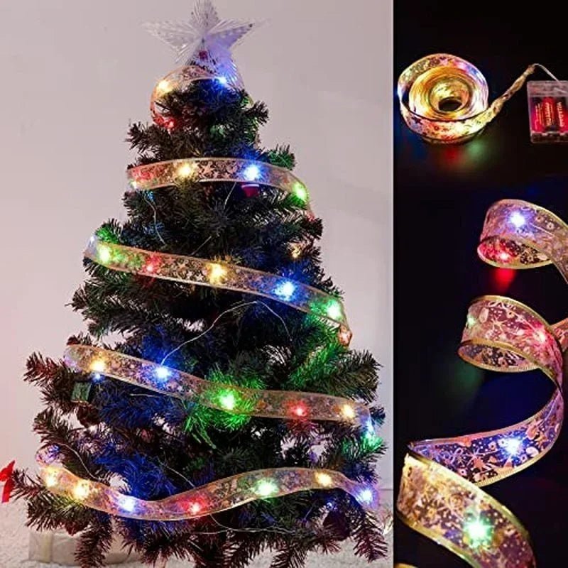 Sandsberg | Verzaubernde Band-Lichter – Weihnachtsbaum-Ornamente & Wohnkultur für eine magische Neujahrsfeier!