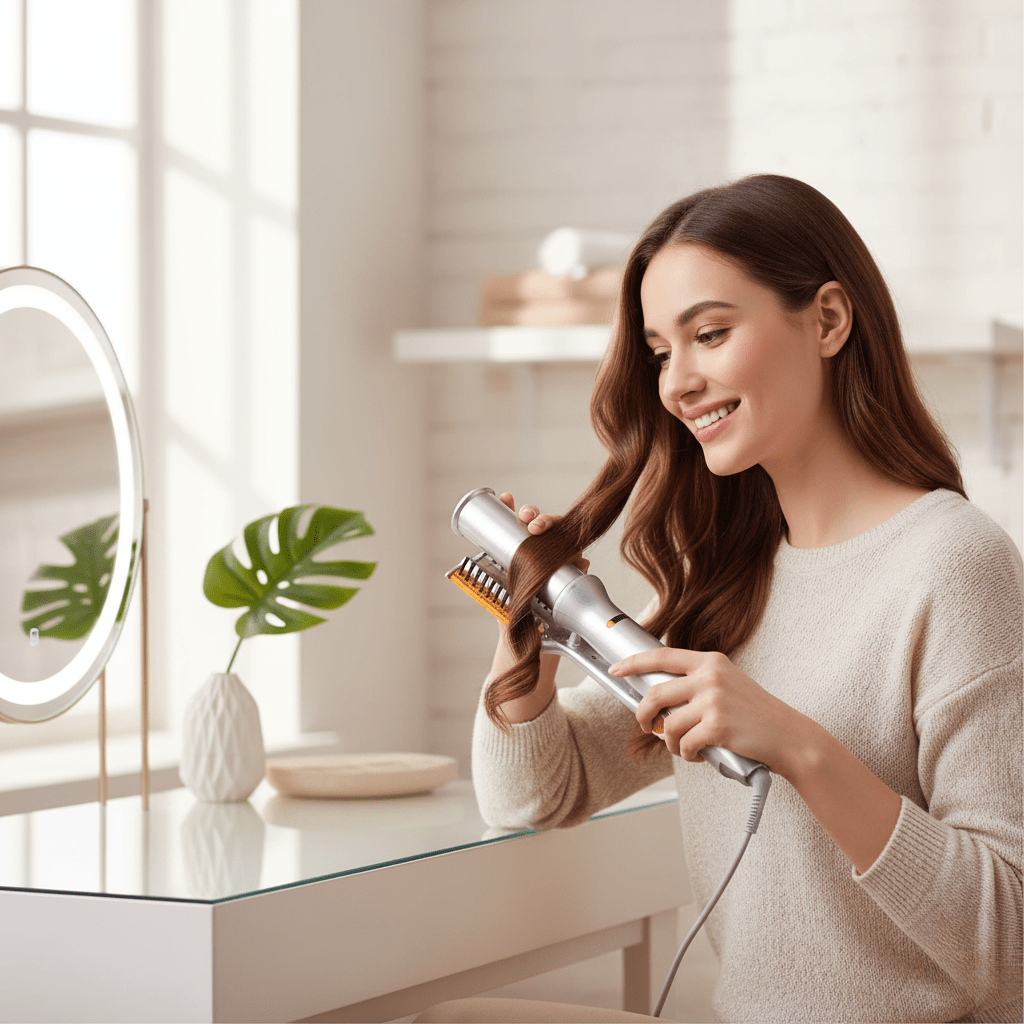 Sandsberg | 2-in-1 Rotierende Haarbürste für müheloses Styling