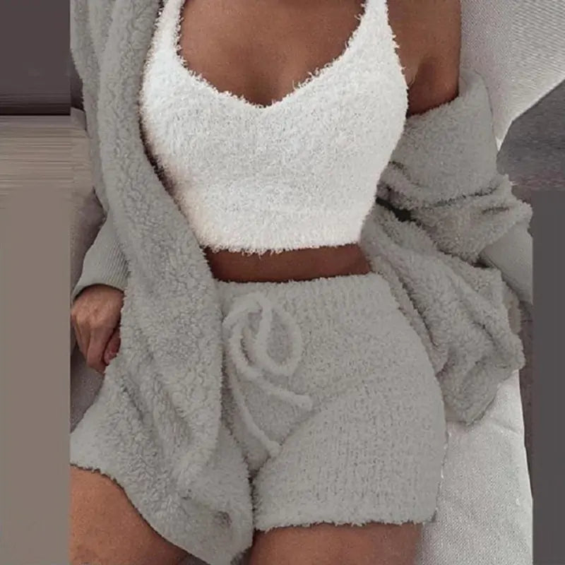 Flanellvelours-Pyjama-Set