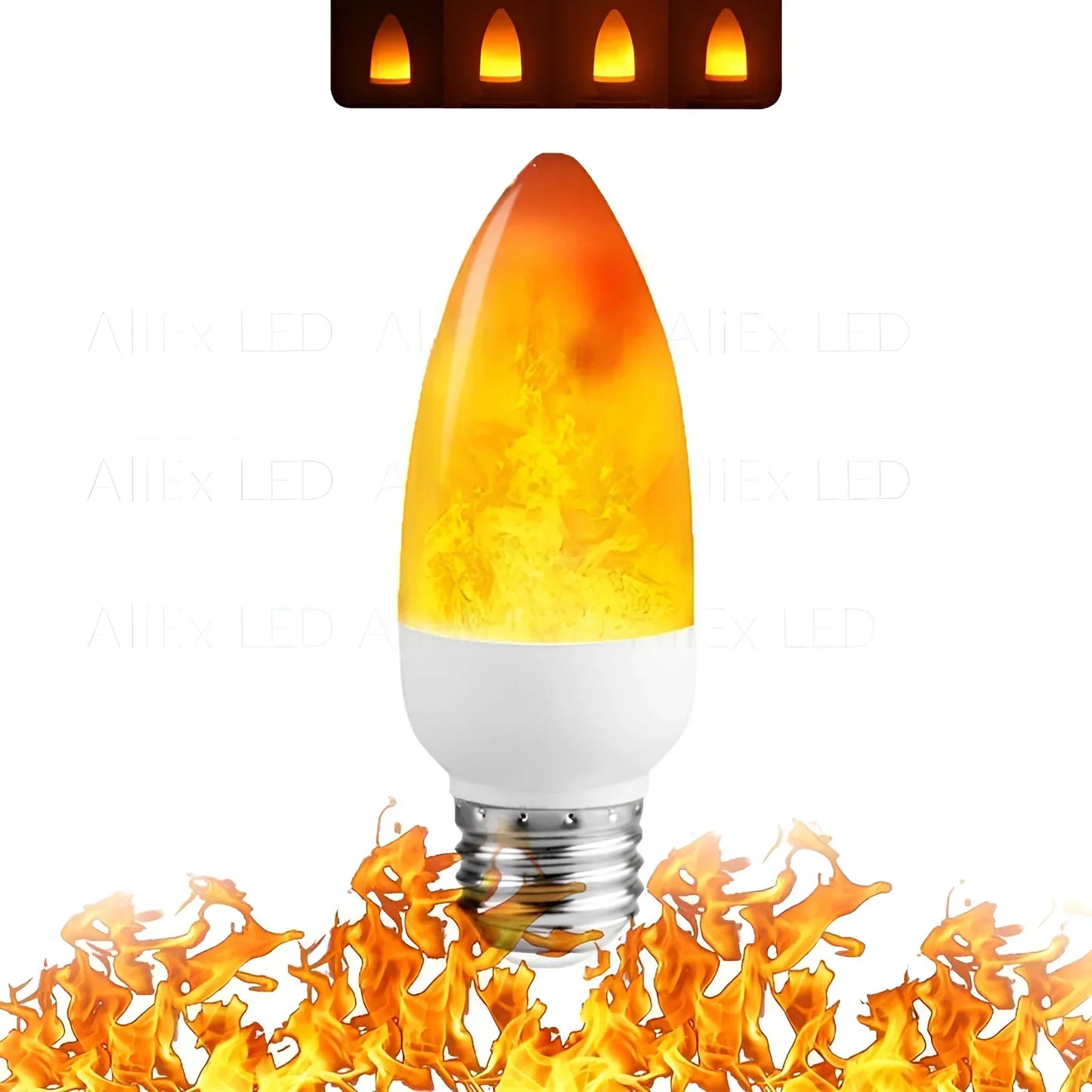 Sandsberg | Flame Effect Lampe - 9W Simulierte Flamme Birne