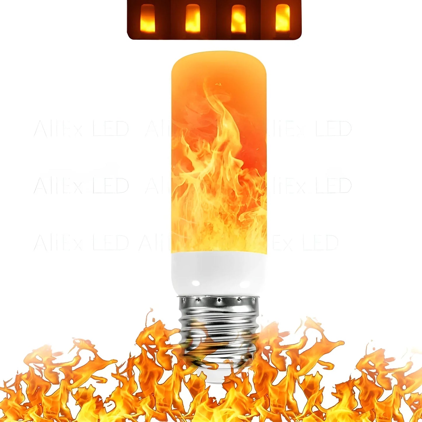 Sandsberg | Flame Effect Lampe - 9W Simulierte Flamme Birne