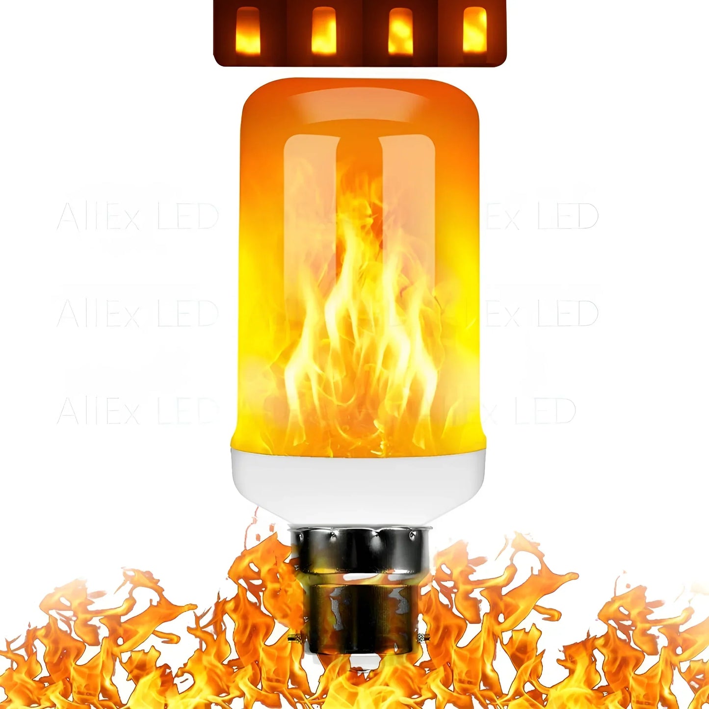 Sandsberg | Flame Effect Lampe - 9W Simulierte Flamme Birne
