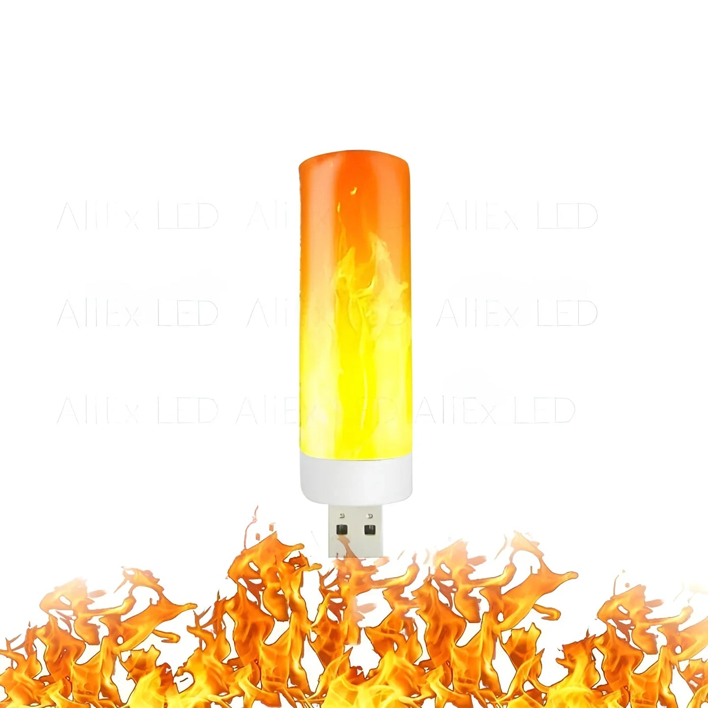 Sandsberg | Flame Effect Lampe - 9W Simulierte Flamme Birne
