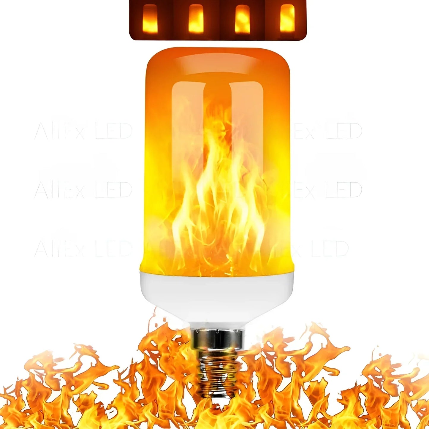 Sandsberg | Flame Effect Lampe - 9W Simulierte Flamme Birne