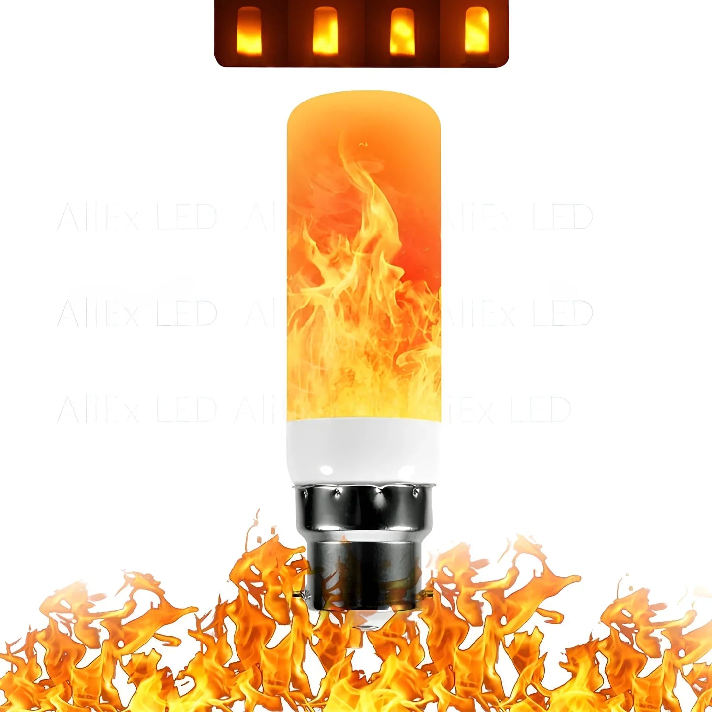 Sandsberg | Flame Effect Lampe - 9W Simulierte Flamme Birne