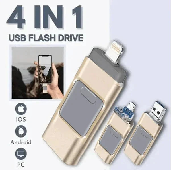 FlashDrive – 4-in-1-Speicherstick für alle Geräte