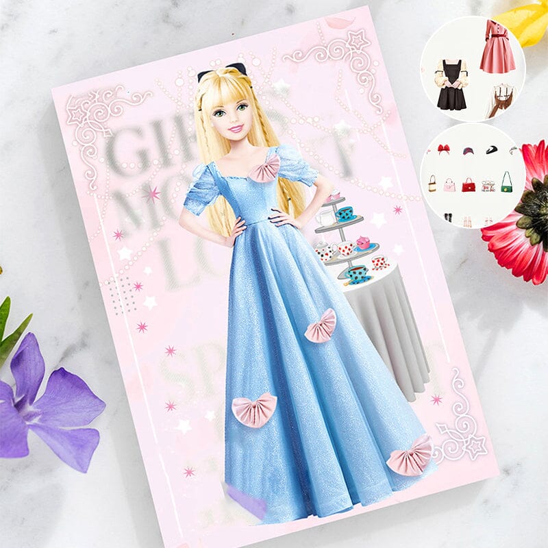 2024 Neues Magnetisches Prinzessinnen-Kleidungs-Papierpuppe