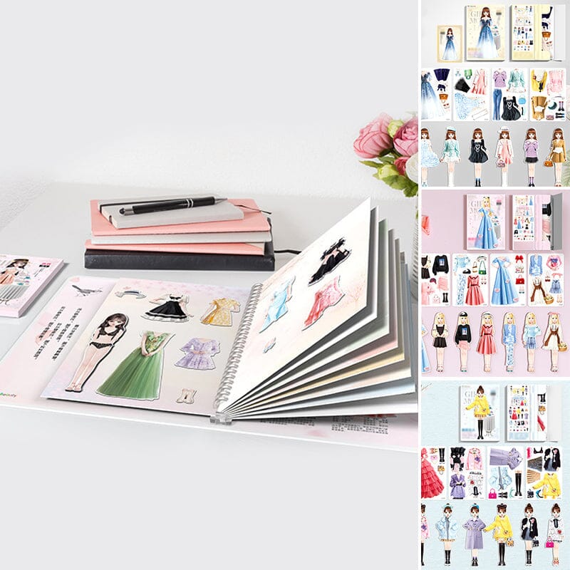 2024 Neues Magnetisches Prinzessinnen-Kleidungs-Papierpuppe