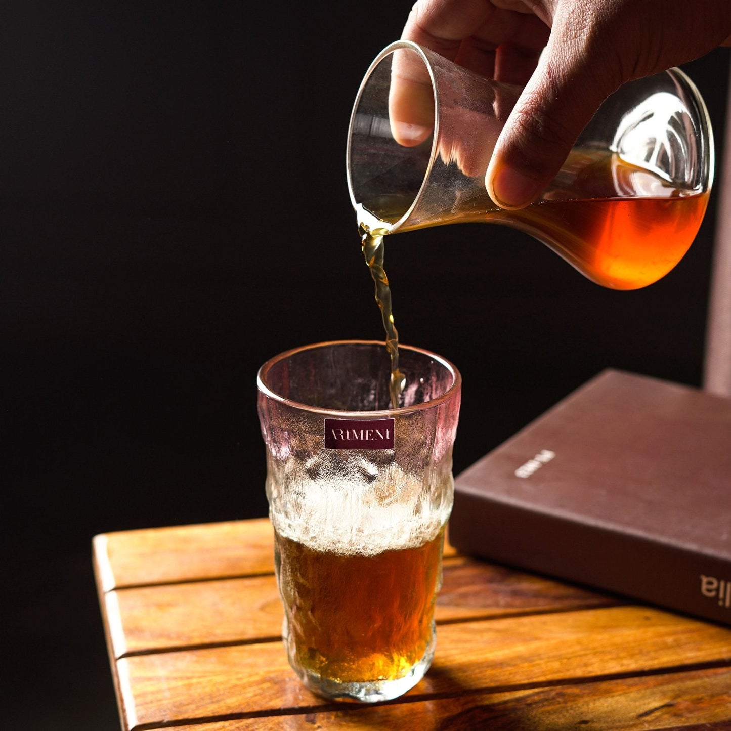 Gletscher-Muster Frosted Glass