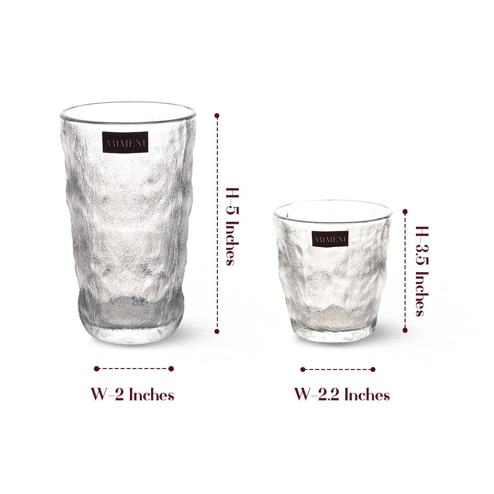 Gletscher-Muster Frosted Glass