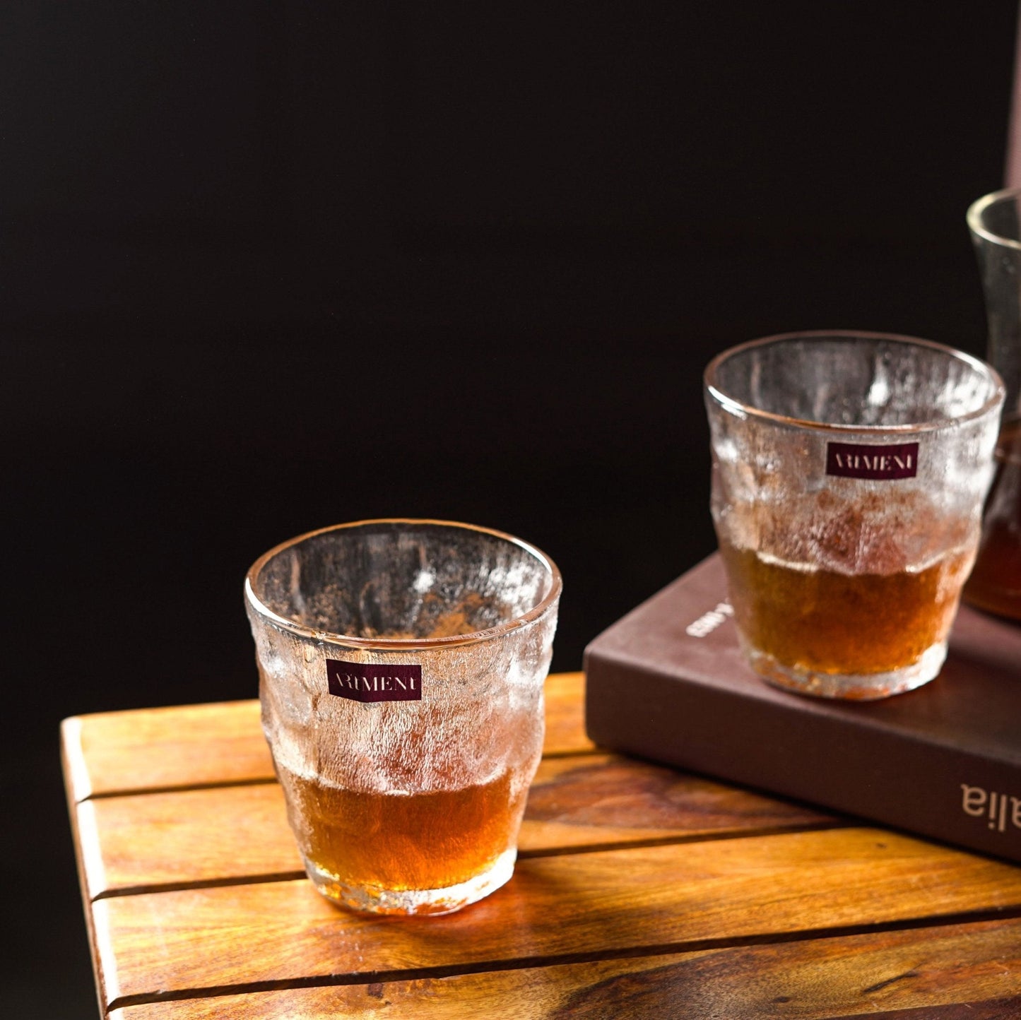 Gletscher-Muster Frosted Glass