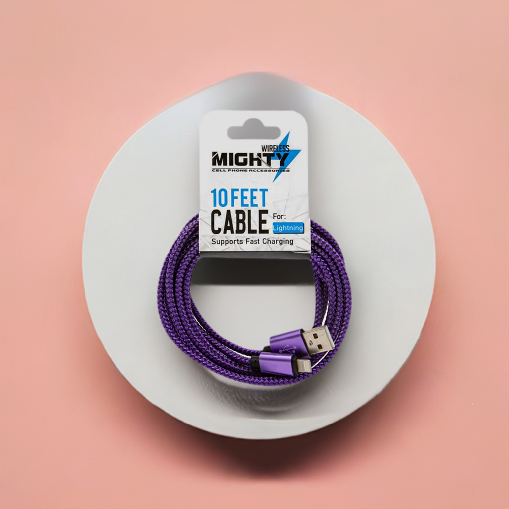Lightning 10FT Super Kabel - Lila oder Pink