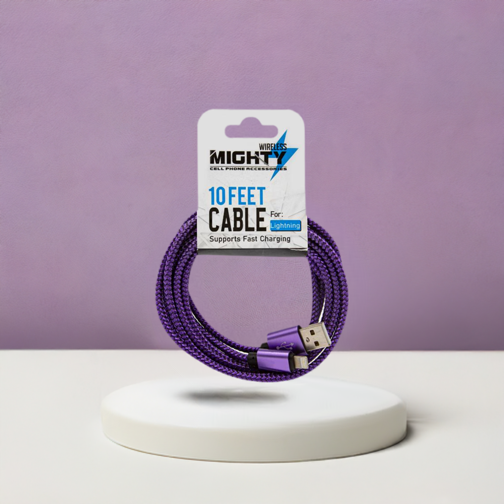 Lightning 10FT Super Kabel - Lila oder Pink