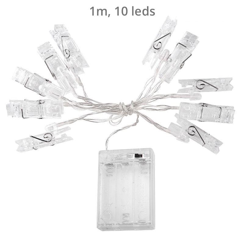 Personalisierbare Lichtgirlande Fotos