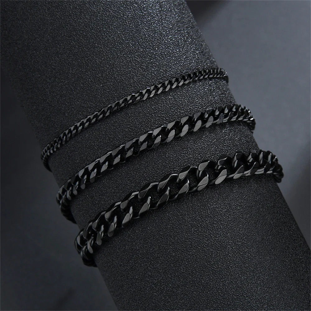 Unisex Einfaches Edelstahlarmband