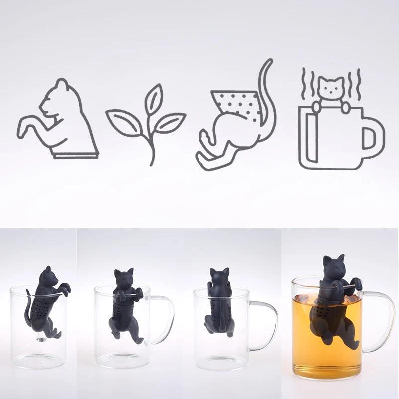 Hängende Katze Teeinfusor
