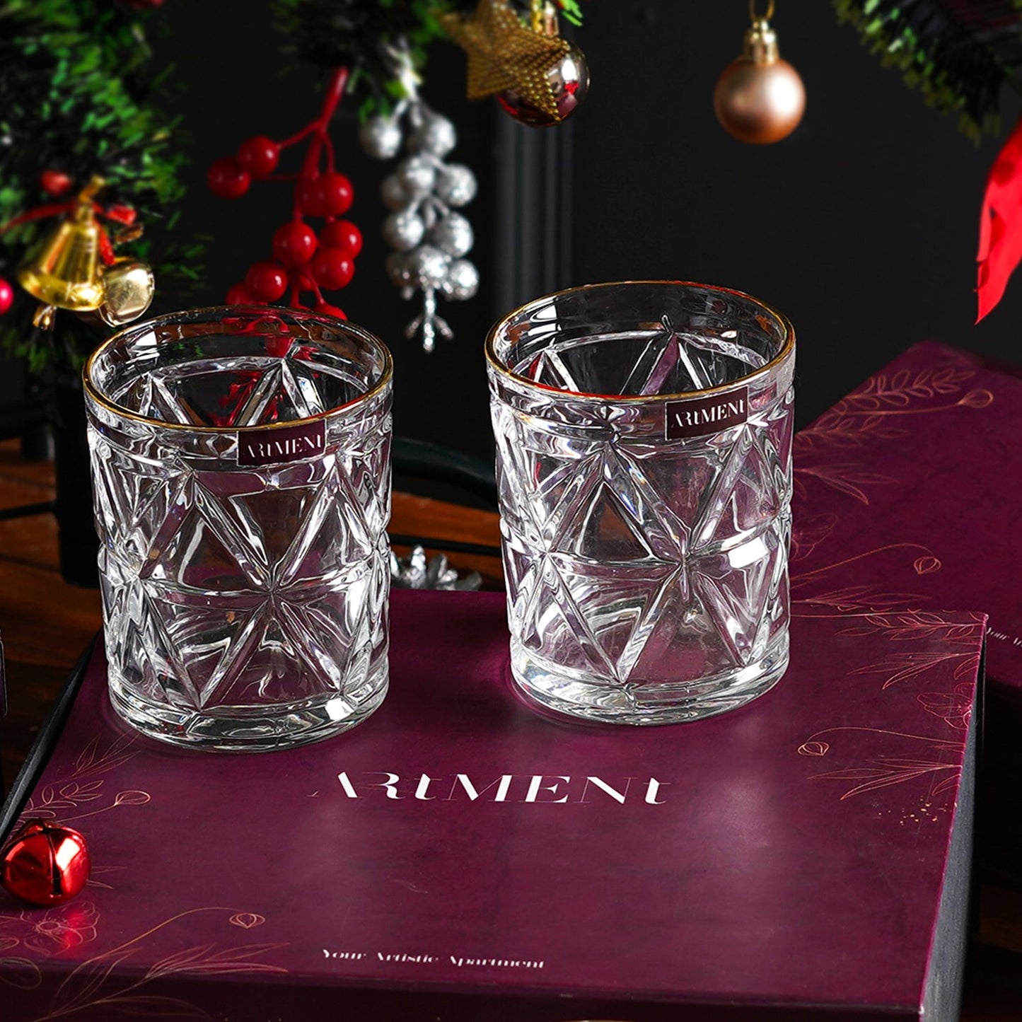 Harmony Whiskey Glass Set Geschenkbox (Set von 4)