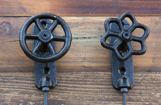 Gusseisen Wasserhahn Haken Set von 4