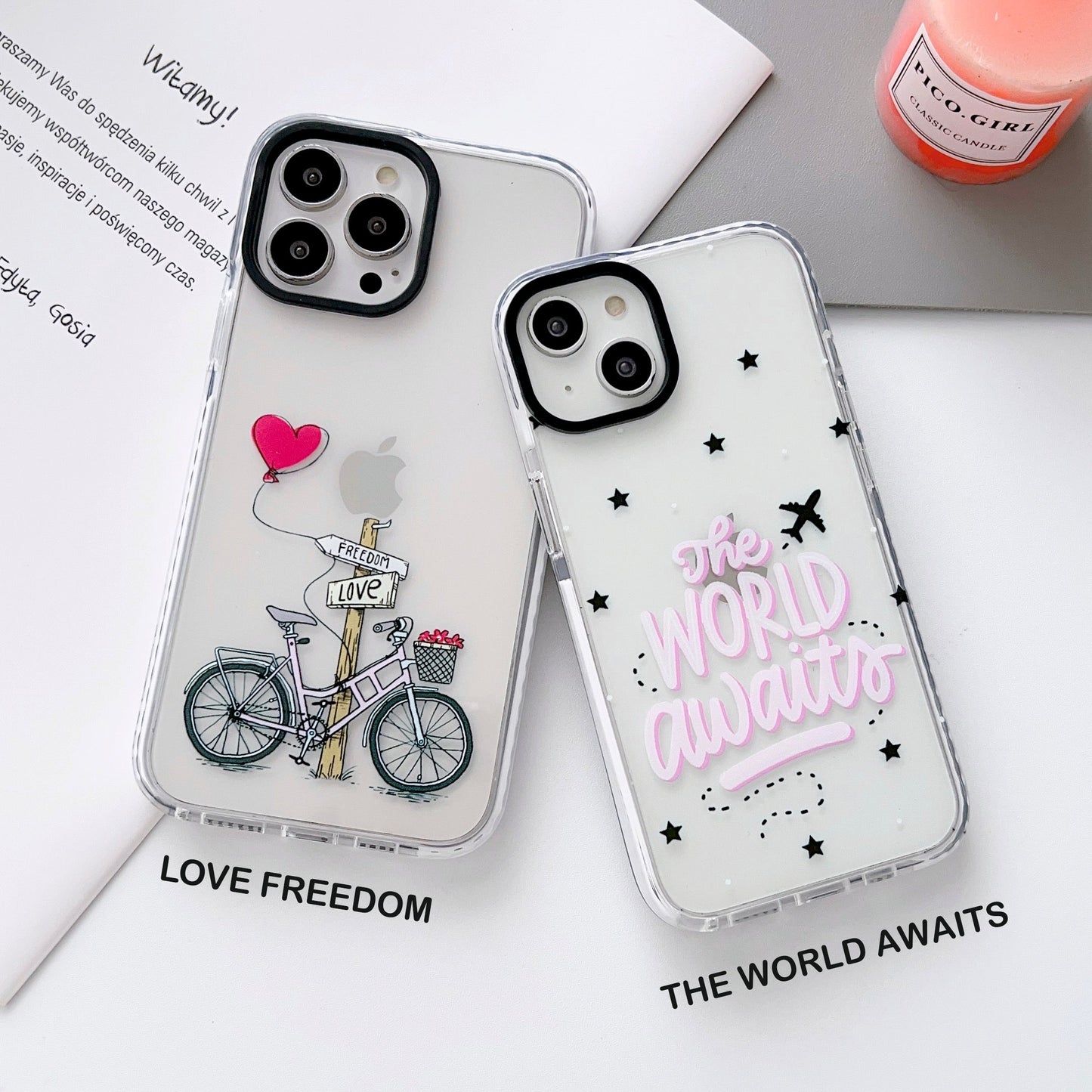 Sandsberg | iPhone Schlagfestes Silikon Case ( Liebe Freiheit )
