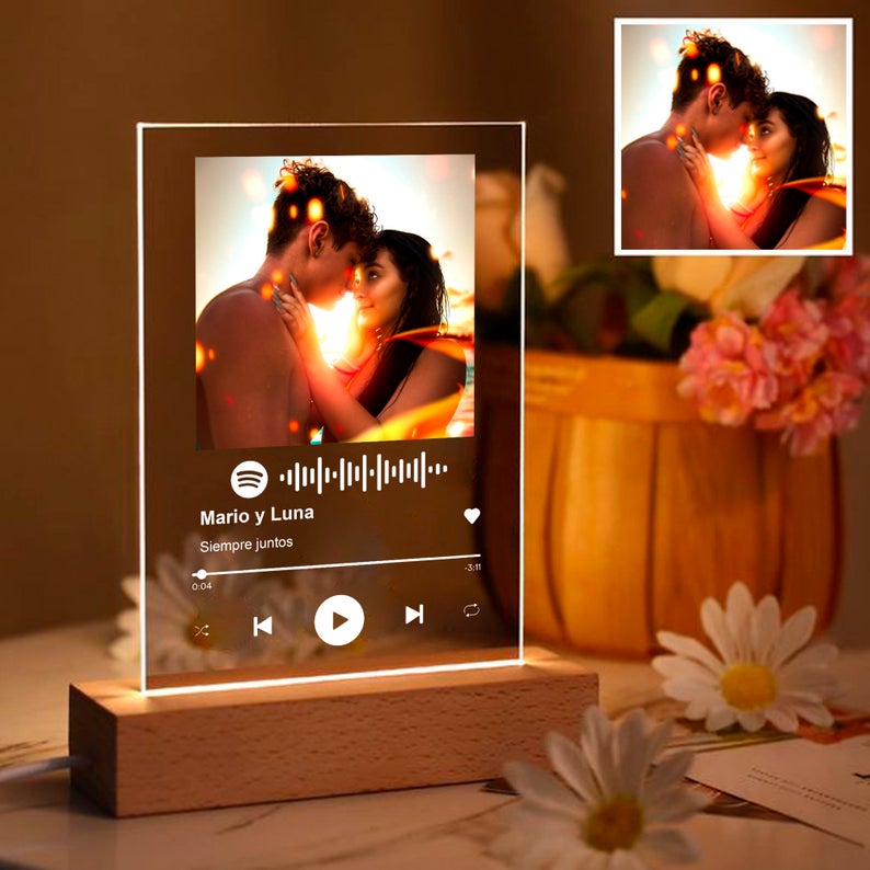 Personalisierte Spotify 3D-Lampe