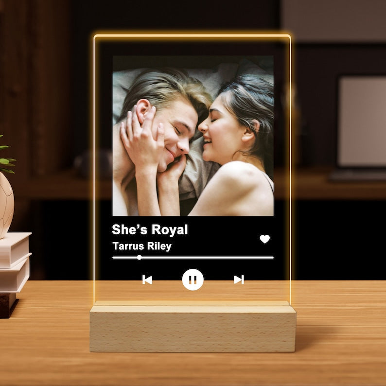 Personalisierte Spotify 3D-Lampe