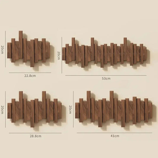 Sandsberg | Holz-Wanduhr – Praktisch und elegant zur Organisation Ihres Eingangsbereichs