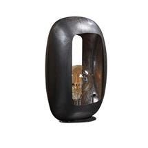 Sandsberg - Moderne schwarze Nickel-Tischlampe mit industriellem Charme