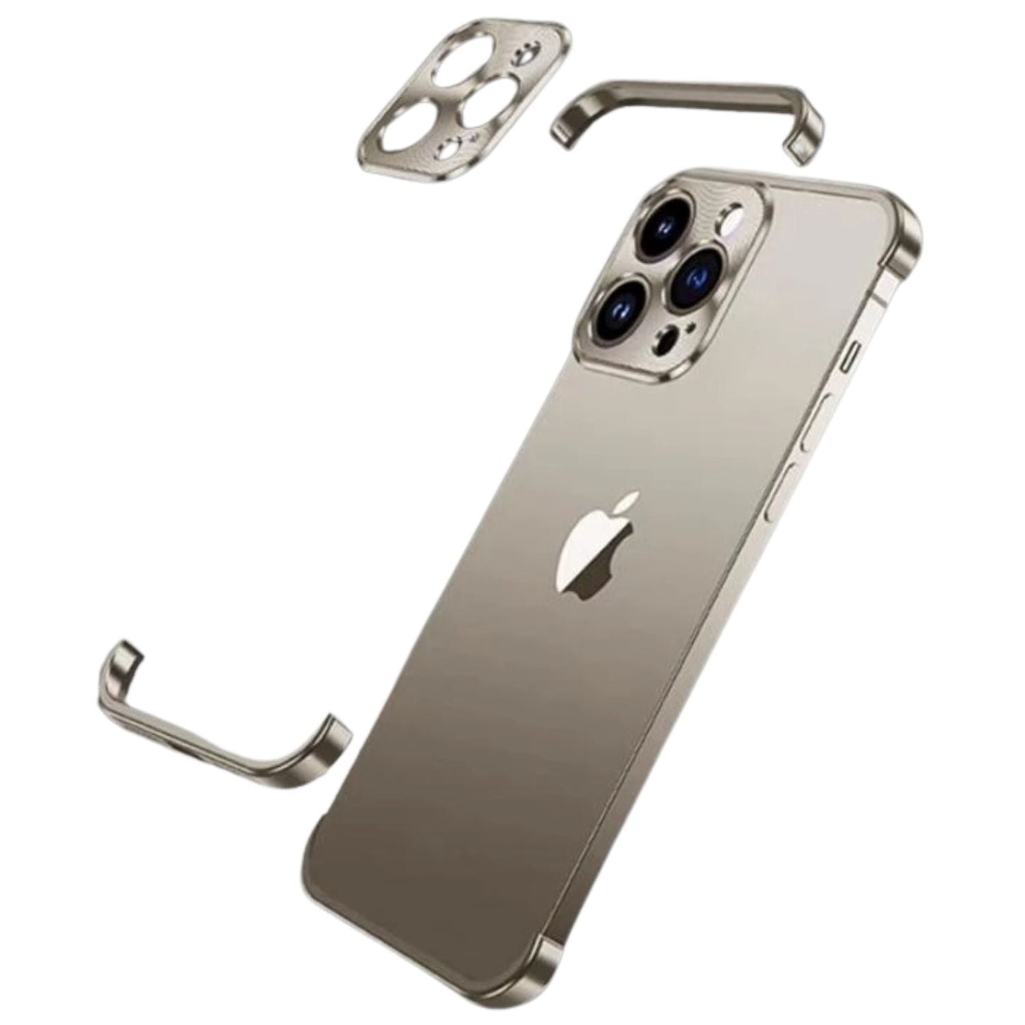 Unsichtbare metallene iPhone-Hülle