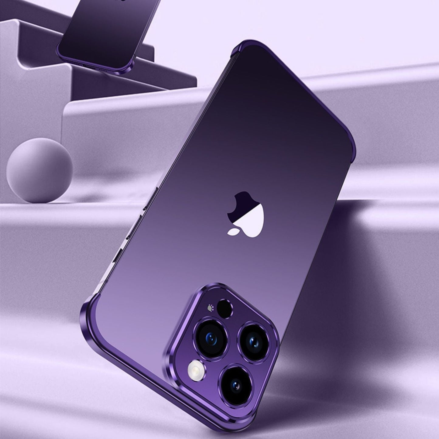 Unsichtbare metallene iPhone-Hülle