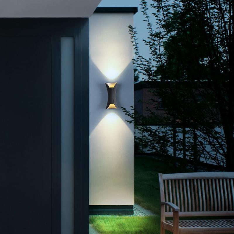 LED-Up- und Down-Beleuchtung, wasserdichtes, strombetriebenes LED-Außenlicht