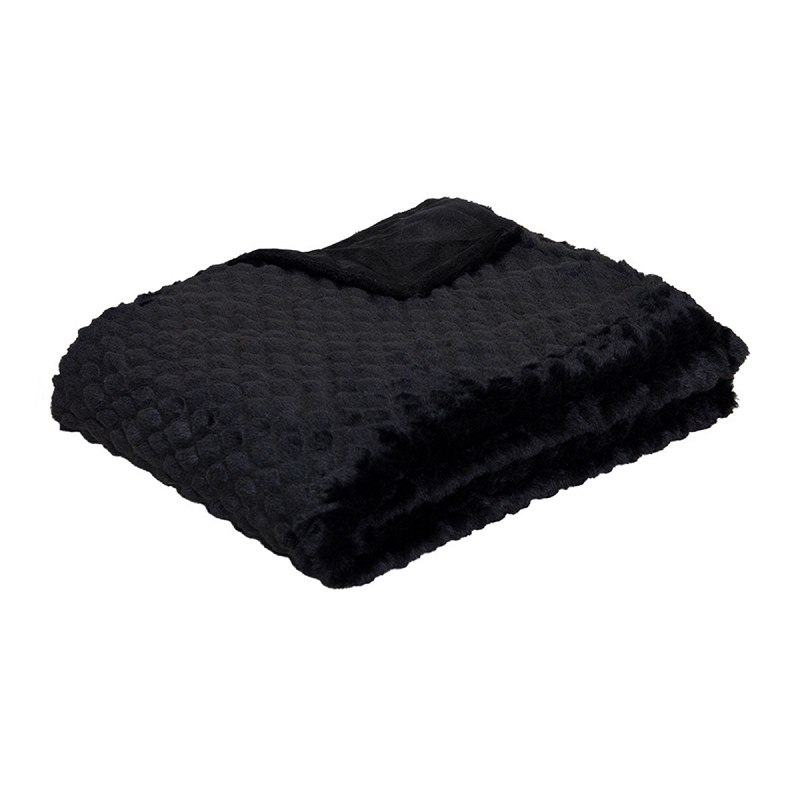 Badematten, Teppiche & WC-Überzüge J.Elliot Home Azariah Plush Wurf Schwarz