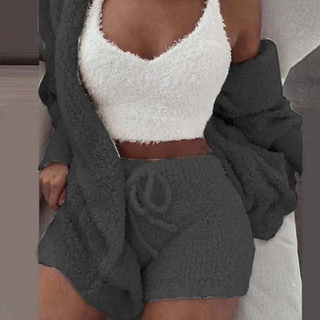 Flanellvelours-Pyjama-Set