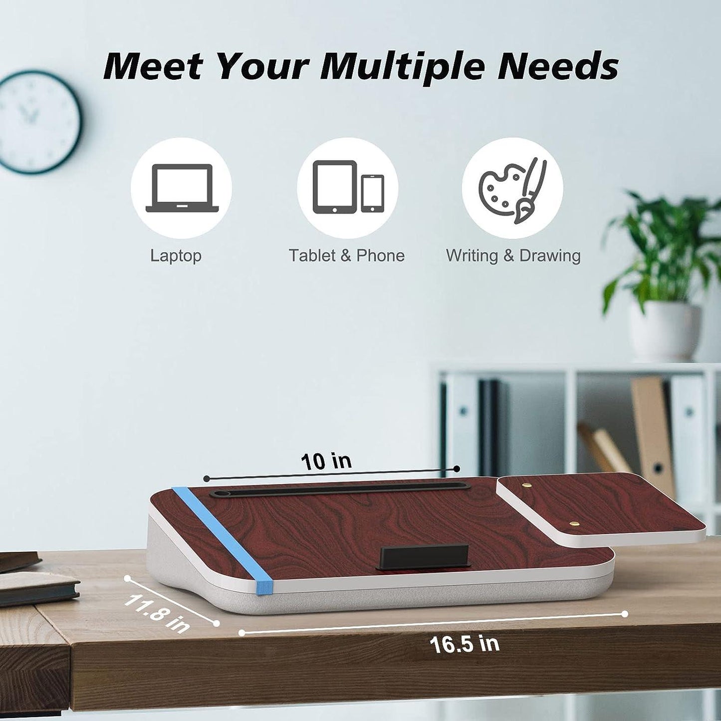 Lap Desk Set mit Tablet-Halter und Mausablage