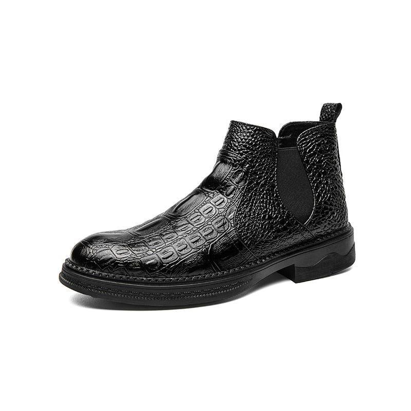 Leder Chelsea Stiefeletten - Herren Freizeitschuhe