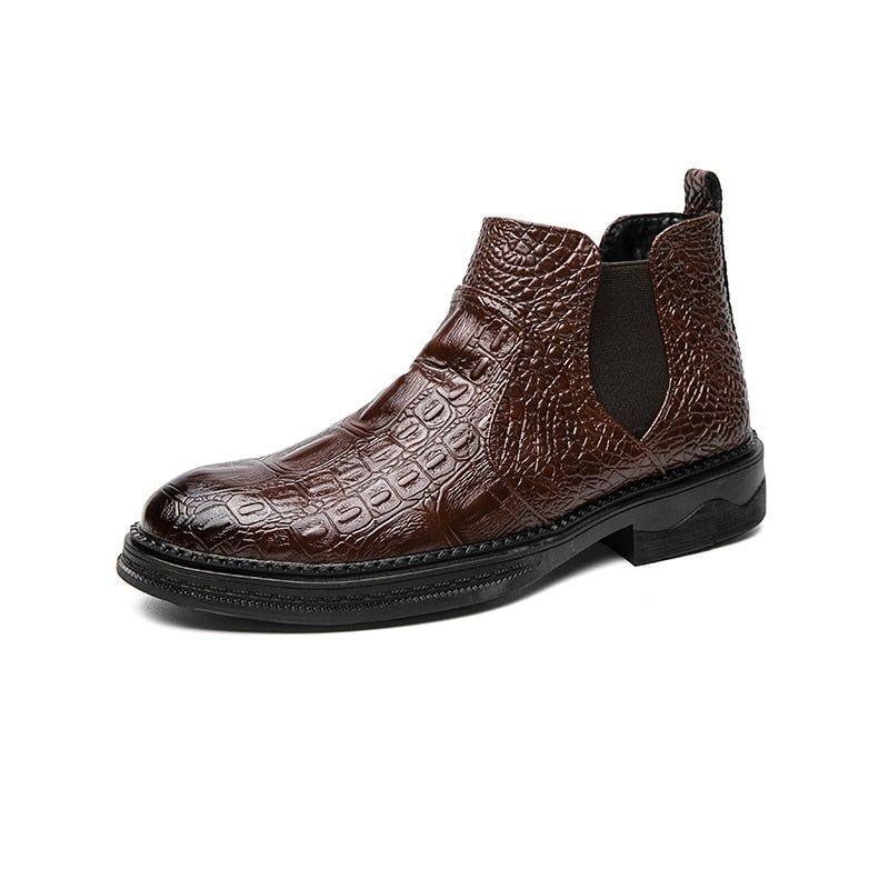 Leder Chelsea Stiefeletten - Herren Freizeitschuhe