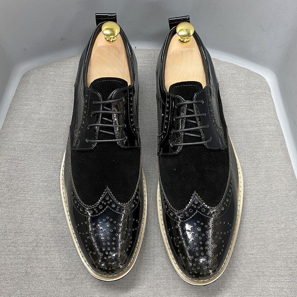 Leder Wildleder Herren formelle Schuhe Klassische Business Freizeit Schuhe Oxfords