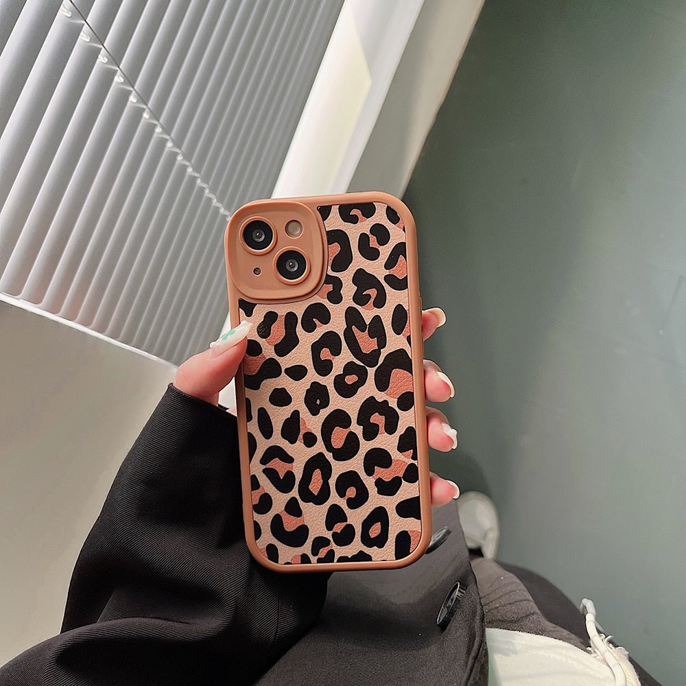 Hülle mit Leopardenmuster
