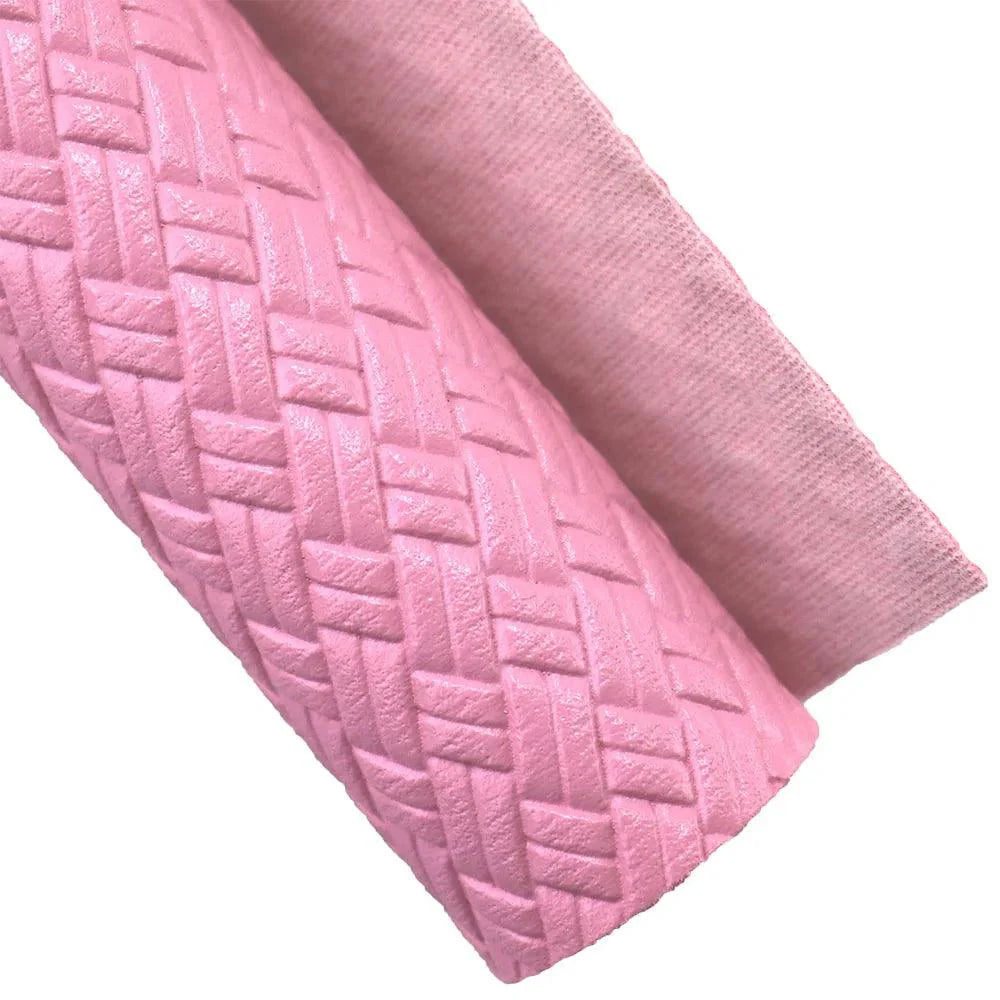 Sandsberg | Glitterend Roze Faux Lederen Knutselset voor DIY Oorbellen en Haaraccessoires